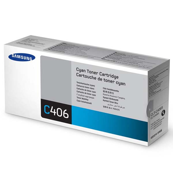 Samsung toner bar CLT-C406S/ELS pro CLP-360/CLP-365 CLX-3300/CLX-3305 - cyan - 1