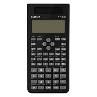 Canon Kalkulačka F-718SGA, černá, vědecká, osmnáctimístná