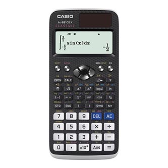 Casio Kalkulačka FX 991 CE X, černá, školní, Bílý rámeček