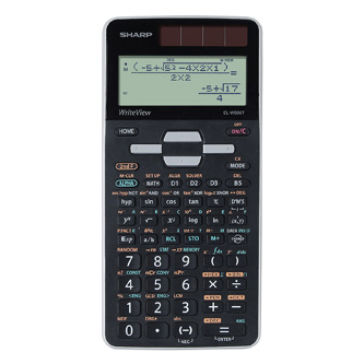 Sharp Kalkulačka EL-W506T-GY, černo-šedá, vědecká, bodový displej