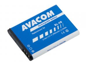 Avacom baterie do mobilu pro Nokia, 3220, 6070 Li-Ion, 3.7V, GSNO-BL5B-S890, 890mAh, 3.3Wh, BL-5B