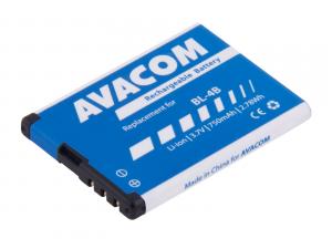 Avacom baterie do mobilu pro Nokia 6111, Li-Ion, 3.7V, GSNO-BL4B-S750, 750mAh, 2.8Wh, náhrada BL-4B