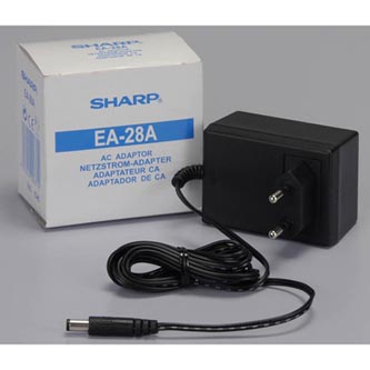 Síťový adaptér, SH-MX15W EU, 220V (el.síť), napájení kalkulaček, Sharp, EA28A