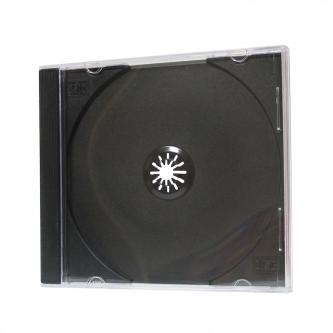 Box na 1 ks CD, černý, tenký, 5,2mm, 200-pack, cena za 1 ks