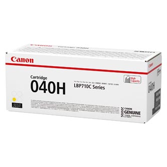 Canon originální toner 040H, yellow, 10000str., 0455C001, 0455C002, high capacity, Canon imageCLASS LBP712Cdn,i-SENSYS LBP710Cx, L