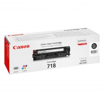 Canon originální toner CRG718, black, 3400str., 2662B002, Canon LBP-7200Cdn, O