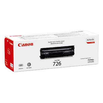 Canon originální toner CRG726, black, 2100str., 3483B002, Canon i-SENSYS LBP-6200d, O