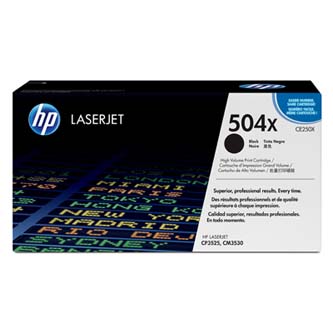 HP CE250X Toner Cart Black pro HP CLJ CP3525, High Capacity (cca 10500 stran)