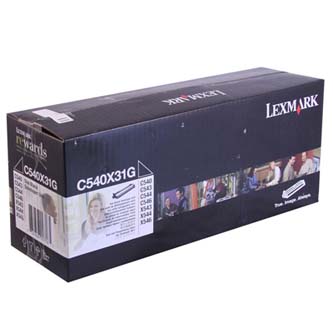 Lexmark originální developer 0C540X31G, black, 30000str., Lexmark X544x