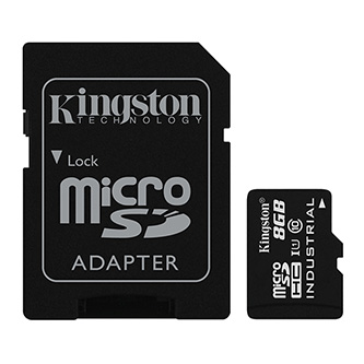Kingston Micro Secure Digital card, 8GB, micro SDHC, SDCIT/8GB, UHS-I U1 (Class 10), s adaptérem