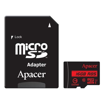 Apacer paměťová karta Secure Digital, 16GB, 