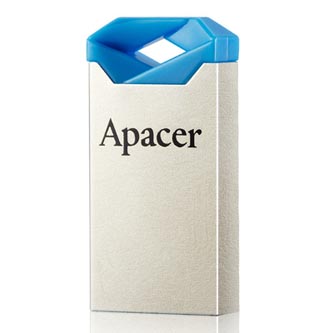 Apacer USB flash disk, USB 2.0, 16GB, AH111, modrý, AP16GAH111U-1, USB A