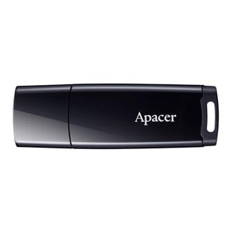 Apacer USB flash disk, USB 2.0, 32GB, AH336, černý, AP32GAH336B-1, USB A, s krytkou