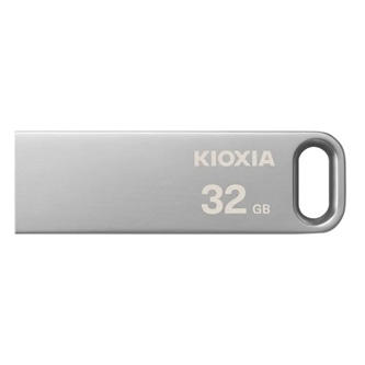 Kioxia USB flash disk, USB 3.0, 32GB, Biwako U366, Biwako U366, stříbrný, LU366S032GG4