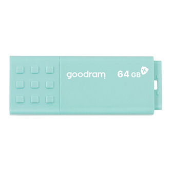 Goodram USB flash disk, USB 3.0, 64GB, UME3, UME3, azurový, UME3-0640CRR11