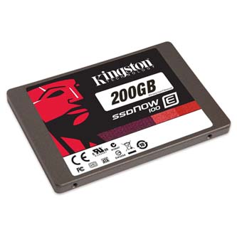 SSD Kingston 2.5", SATA 3, 200GB, GB, SSDNow E100, SE100S37/200G, 600 MB/s,535 MB/s-R, 500 MB/s-W