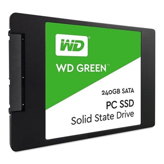 SSD Western Digital 2.5", SATA III, 240GB, WD Green, WDS240G2G0A, 500 MB/s-R, 400 MB/s-W