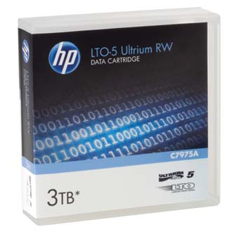 HP Ultrium RW LTO 5, 1100 (1,1 TB)/GB 3000 (3 TB)GB, labeled, světle modrá, C7975AL, pro archivaci dat