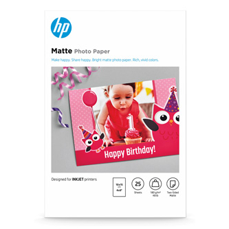 HP Matte FSC, papír, matný, bílý, 180 g/m2, ks, 7HF70A