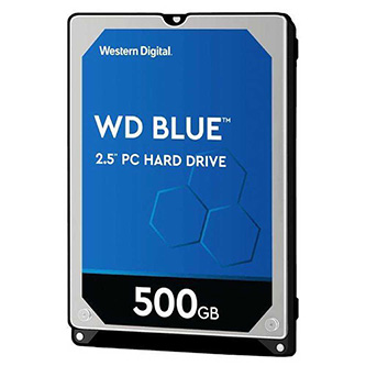 Western Digital interní pevný disk, WD Black, 2.5", SATA III, 500GB, WD5000LPZX, modrý, 7mm