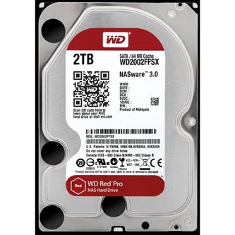 Pevný disk NAS, Western Digital, 3.5", 2000GB, 2TB, WD RED Pro, SATA III, 7200, WD2002FFSX
