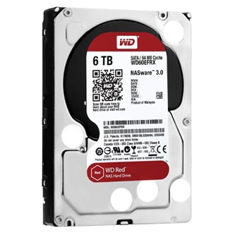 Pevný disk NAS, Western Digital, 3.5", 6000GB, 6TB, WD Red, SATA III, IntelliPower, WD60EFRX