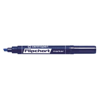 Centropen, flipchart marker 8560, modrý, 10ks, 1-4,6mm, nepropíjí se papírem, cena za 1ks