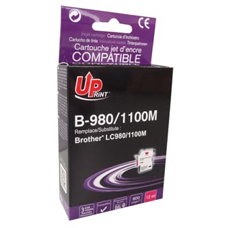 UPrint kompatibilní ink s LC-980M, magenta, 12ml, B-980M, pro Brother DCP-145C, 165C