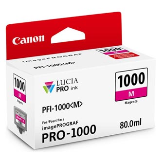 Canon originální ink 0548C001, magenta, 5885str., 80ml, PFI-1000M, Canon imagePROGRAF PRO-1000