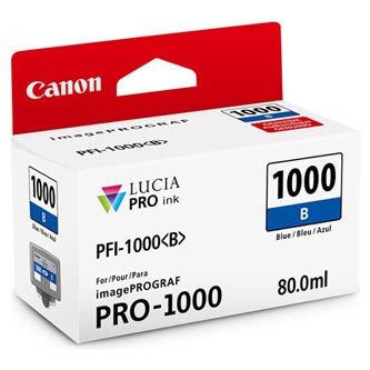 Canon originální ink 0555C001, blue, 4875str., 80ml, PFI-1000B, Canon imagePROGRAF PRO-1000