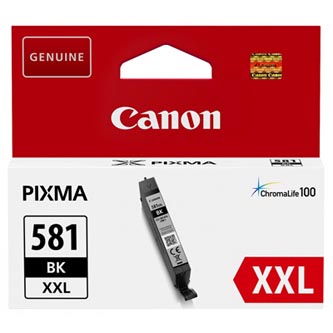 Canon originální ink CLI-581BK XXL, black, 11.7ml, 1998C001, very high capacity, Canon PIXMA TR7550, TR8550, TS6150, TS8150, TS915