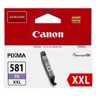 Canon originální ink CLI-581PB XXL, photo blue, 11.7ml, 1999C001, very high capacity, Canon PIXMA TR7550, TR8550, TS6150, TS8150,