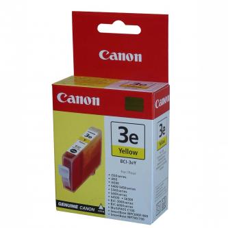 Canon originální ink BCI3eY, yellow, 280str., 4482A002, Canon BJ-C3000, 6000, 6100, S400, 450, C100, MP700
