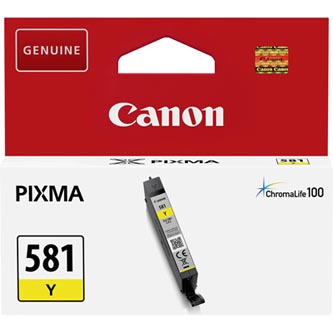 Canon originální ink CLI581 Y, yellow, 5,6ml, 2105C001, Canon PIXMA TR7550, TR8550, TS6150, TS6151, TS8150, TS81