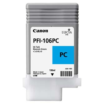 Canon originální ink PFI106PC, photo cyan, 130ml, 6625B001, Canon iPF-6300