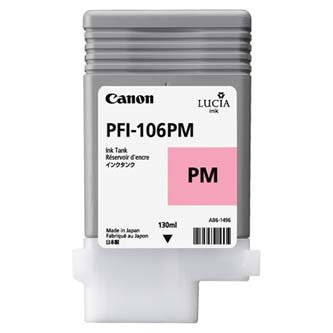 Canon originální ink PFI106PM, photo magenta, 130ml, 6626B001, Canon iPF-6300