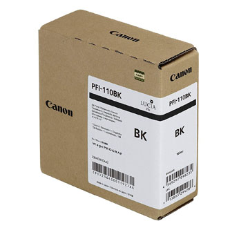 Canon originální ink PFI110BK, black, 160ml, 2364C001, Canon imagePROGRAF TX-2000, TX-3000, TX-3000, TX-4000