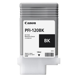 Canon originální ink PFI120BK, black, 130ml, 2885C001, Canon TM-200, 205, 300, 305