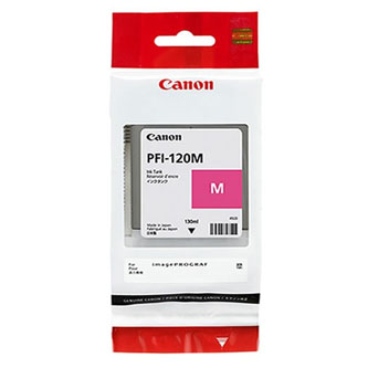 Canon originální ink PFI120M, magenta, 130ml, 2887C001, Canon TM-200, 205, 300, 305