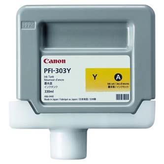 Canon originální ink PFI303Y, yellow, 330ml, 2961B001, Canon iPF-810, 820