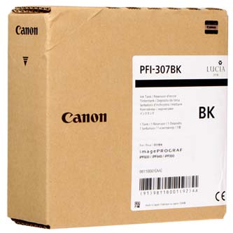 Canon originální ink PFI307BK, black, 330ml, 9811B001, Canon iPF-830, 840, 850