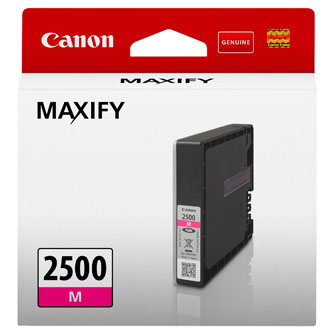 Canon originální ink PGI-2500 M, magenta, 9.6ml, 9302B001, Canon MAXIFY iB4050,iB4150,MB5050,MB5150,MB5350,MB5450