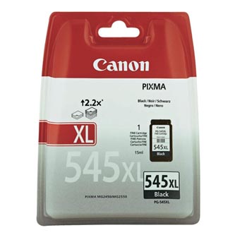 Canon originální ink PG-545XL, black, blistr, 400str., 15ml, 8286B004, Canon Pixma MG2450, 2550