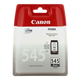Canon originální ink PG-545, black, blistr s ochranou, 180str., 8287B004, Canon Pixma MG2450, 2550