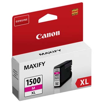 Canon originální ink PGI 1500XL, magenta, 12ml, 9194B001, high capacity, Canon MAXIFY MB2050, MB2350