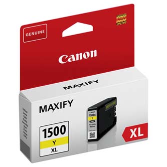 Canon originální ink PGI 1500XL, yellow, 12ml, 9195B001, high capacity, Canon MAXIFY MB2050, MB2350