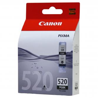 Canon originální ink PGI520BK, black, blistr s ochranou, 19ml, 2932B011, 2932B005, Canon iP3600, 4600, MP620, 630, 980