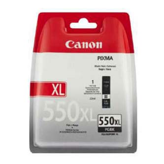Canon originální ink PGI550BK XL, black, blistr, 22ml, 6431B004, high capacity, Canon Pixma 7250, MG5450, MG6350