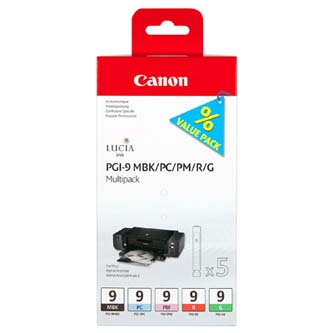 Canon originální ink PGI9, MBK/PC/PM/R/G, 1033B013, Canon iP9500