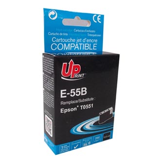 UPrint kompatibilní ink s C13T055140, black, 13ml, E-55B, pro Epson Stylus Photo RX425, 420
